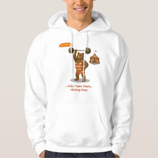 Personalised "strong-bear" hoodie