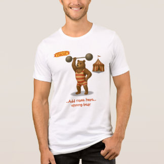 Personalised "strong-bear" Tri-Blend shirt