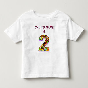 Personalised T-Shirt for a Two Year Old