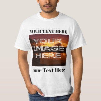 Personalised T Shirt With Photo And Text