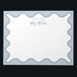 Personalised Teacher Appreciation Whimsical Wavy Notepad<br><div class="desc">Perfect gift for teachers, featuring vibrant bold colours.
For more advanced customisation of this design, e.g. changing layout, font or text size please click the "CUSTOMIZE" button above. Please contact me for any questions!</div>