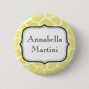 Personalised text Round Button