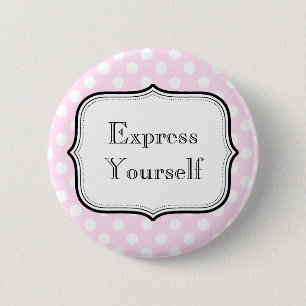 Personalised text Round Button