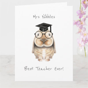 Personalised Thank You Teacher Card