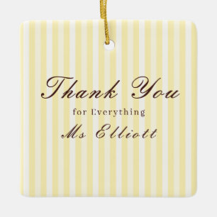 Personalised Thank You Teacher Ornament Buttercup