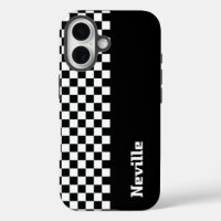 Personalised Two-Tone Checkerboard