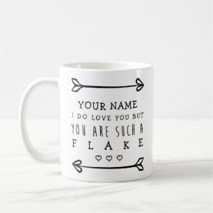 Personalised Valentines Funny Mug - Flake