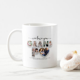 Personalised We Love You Collage Grandpa Mug