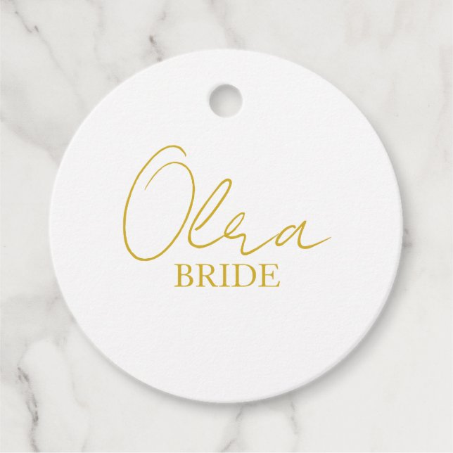 Personalised Wedding Hanger Tag | Bridesmaids Gift (Front)