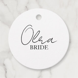 Personalised Wedding Hanger Tag   Bridesmaids Gift