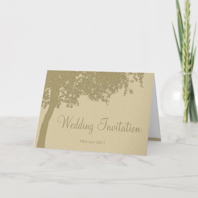 Personalised Wedding Invitation with RSVP (Front)