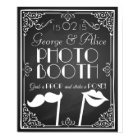 Personalised wedding  photo booth sign chalkboard