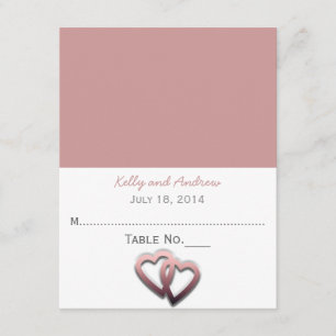 Personalised Wedding Place Card