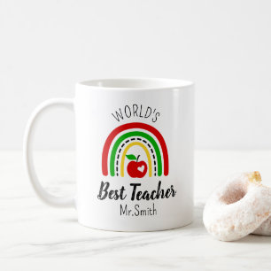 Personalised World's Best Teacher Coffee Mug