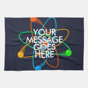 Personalised YOUR MESSAGE Science Kitchen Towel
