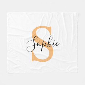 Personalised Your Name, Custom Name, Birthday Gift Fleece Blanket