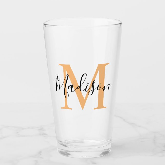 Personalised Your Name, Custom Name, Birthday Gift Glass (Front)
