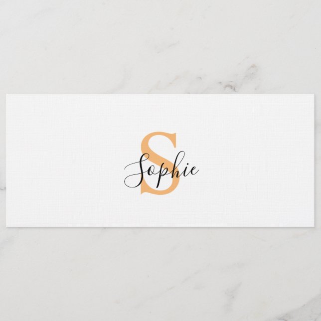 Personalised Your Name, Custom Name, Birthday Gift Invitation (Front)