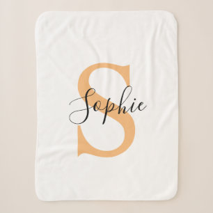 Personalised Your Name, Custom Name, Birthday Gift Sherpa Blanket