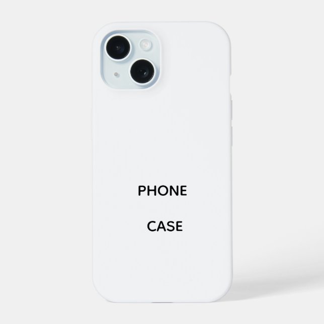 Personalisedi Phone 15 Slim Fit Case, Glossy iPhone 15 Case (Back)