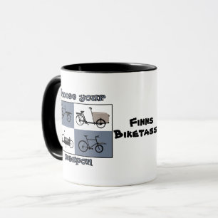 personalisierbar, Lastenrad choose, Dein Text Mug