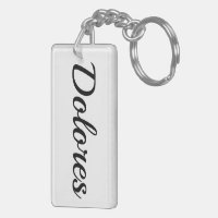 personalisierbar Vorname Dolores schwarz weiß