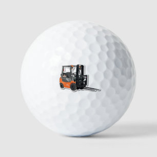 Personalisierte Golfbälle mit Gabelstapler-Design Golf Balls