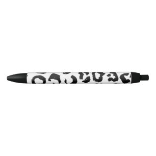 Personalisierter Stift Leomuster Kugelschreiber Black Ink Pen