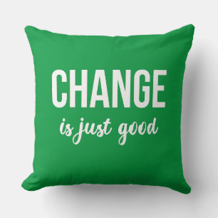 personality development inspirational text message throw pillow
