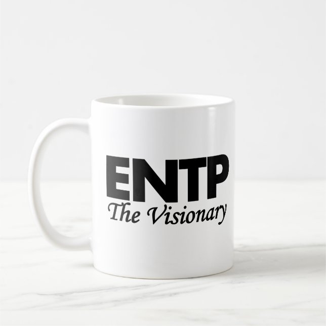 Personality Type ENTP | The Visionary Coffee Mug (Left)