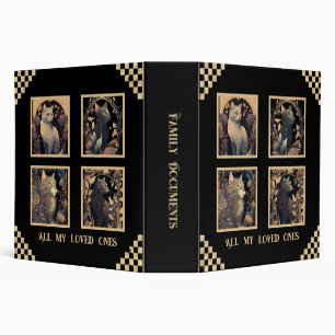 Personalizable Art Nouveau Elegance Duvet Cover Binder