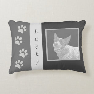 Personalizable Australian Cattle Dog Accent Pillow