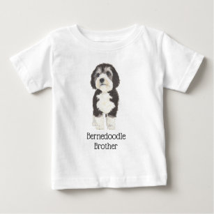 Personalizable Bernedoodle Baby T-Shirt