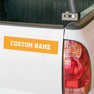 Personalizable Bumper Sticker