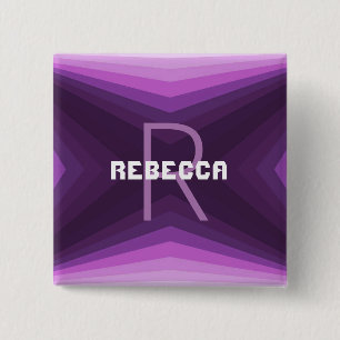Personalizable button  Purple - HAMbyWG