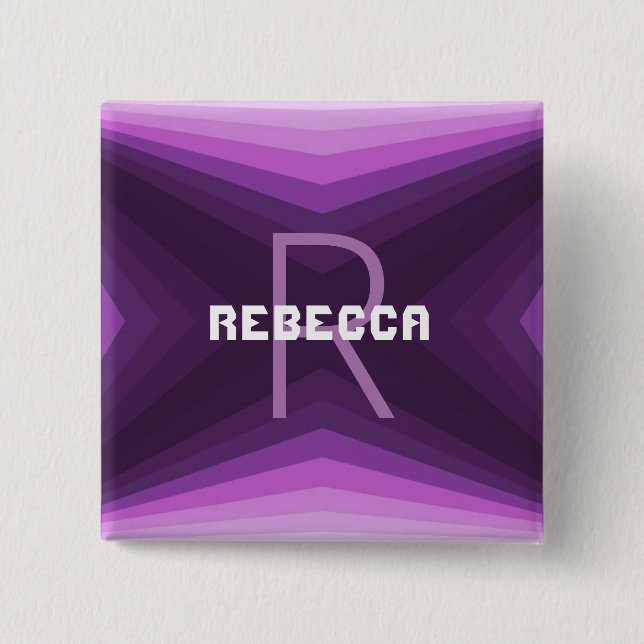 Personalizable button  Purple - HAMbyWG (Front)