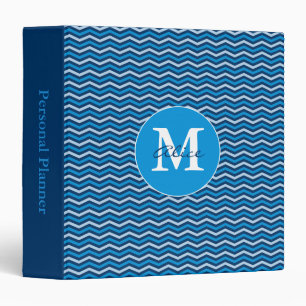 Personalizable Chevron Monogram - Binder