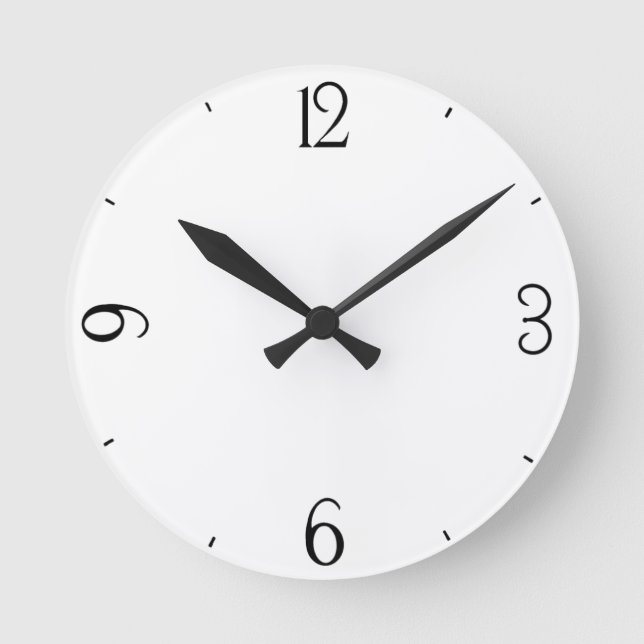 Personalizable Clock with Numbers (Front)