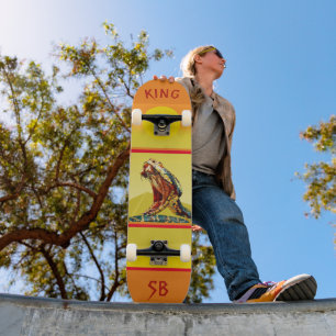 Personalizable Colourful King Cobra Skateboard