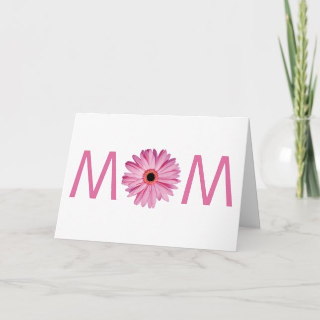Personalizable Cute Fun Unique Mother's Day Card (Front)
