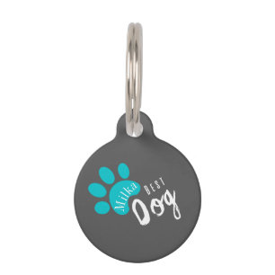 personalizable dog Funny quote Pet badge Pet Tag