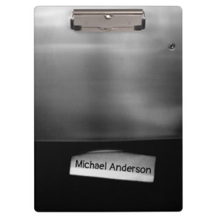 Personalizable Folded Paper Towel Dispenser Clipboard