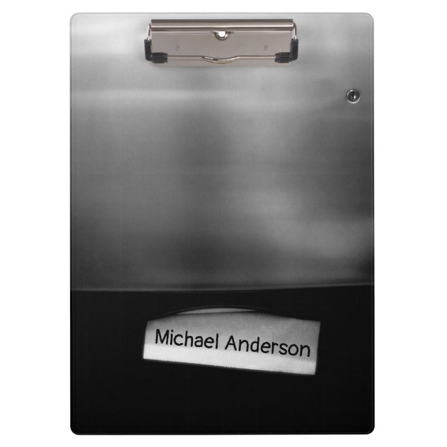 Personalizable Folded Paper Towel Dispenser Clipboard (Front)