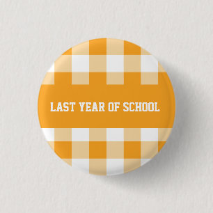 Personalizable funny school  1 inch round button