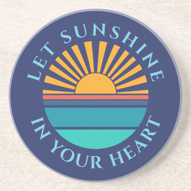 Personalizable image and text coaster (Front)
