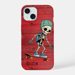 Personalizable iPhone Phone Case Skeleton Rustic