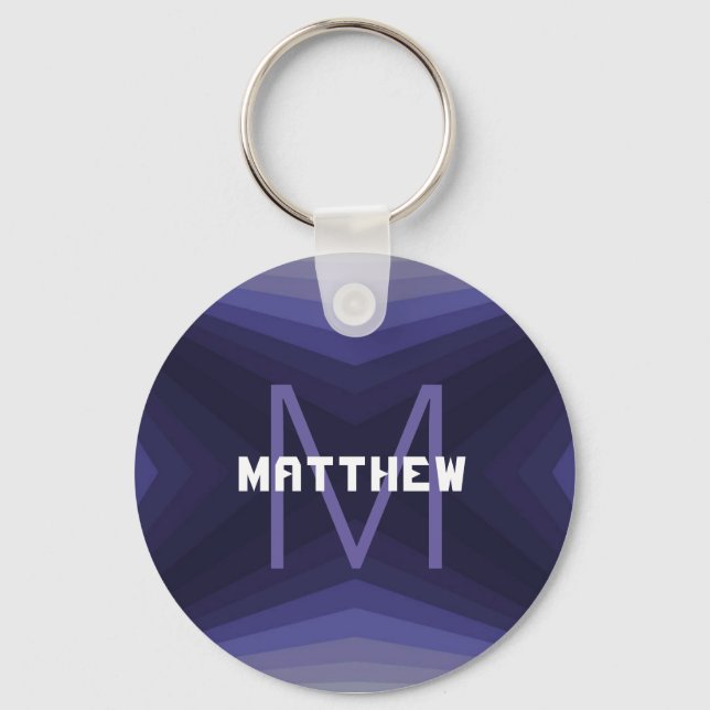 Personalizable Keychain - Purple HAMbWG (Front)