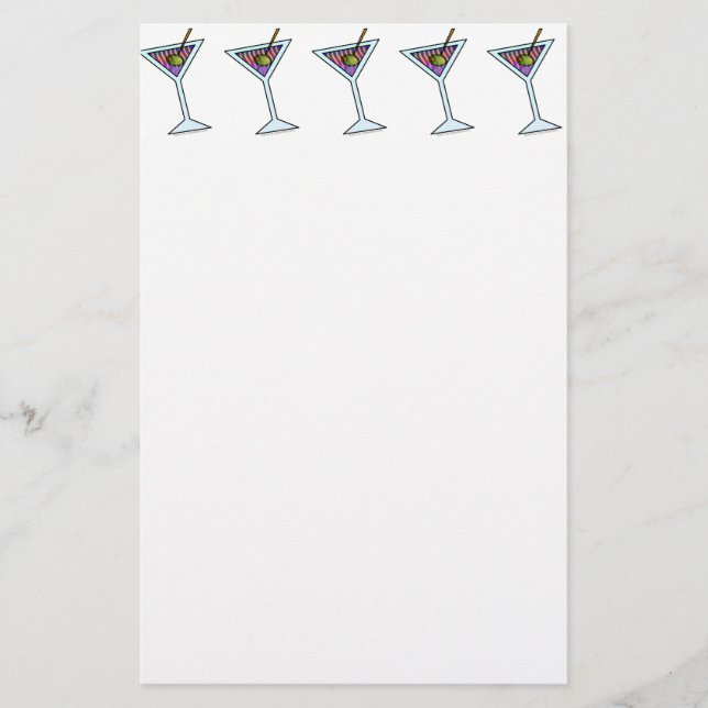 Personalizable MARTINI STATIONERY (Front)