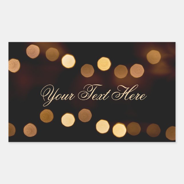 Personalizable noble sparkling sticker! sticker (Front)