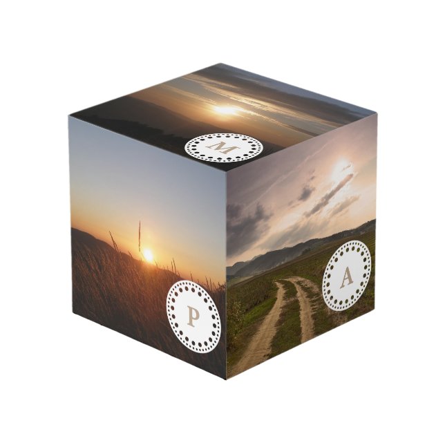 Personalizable Photo Cube (Front Angled)